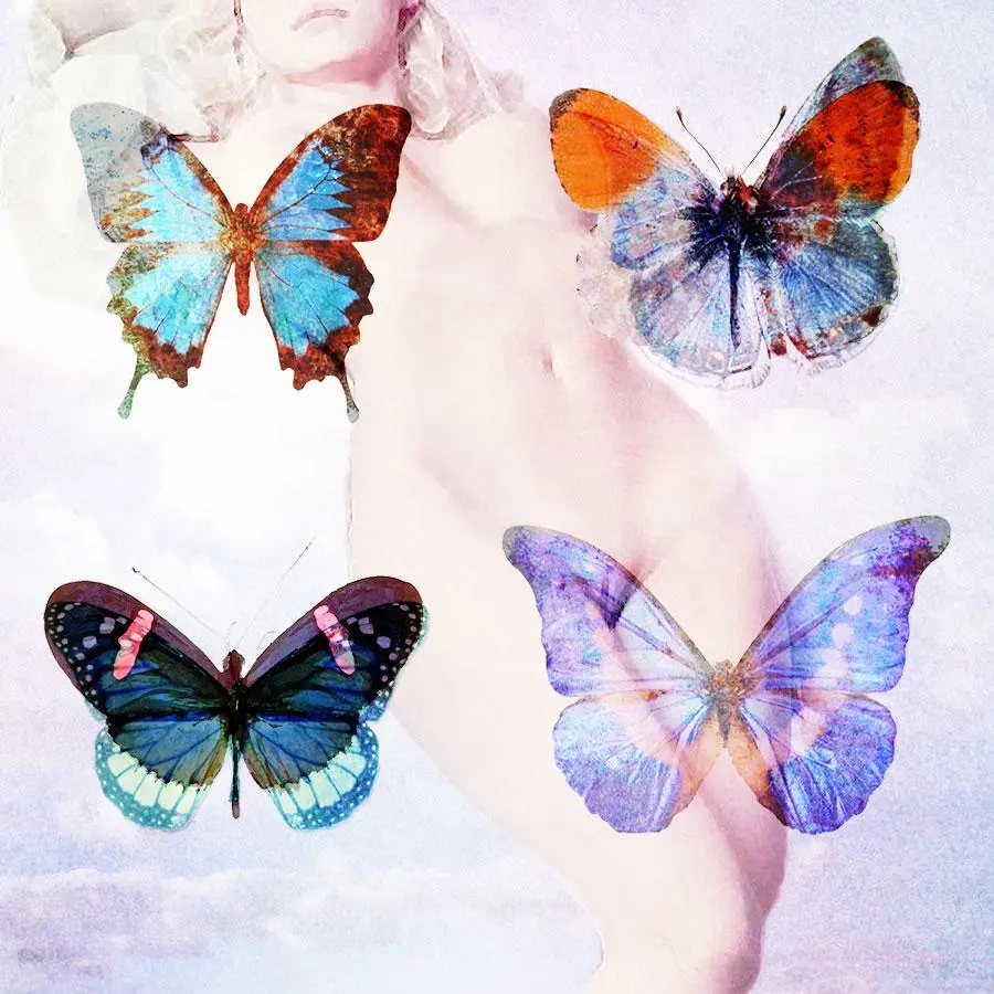girl Butterflies
